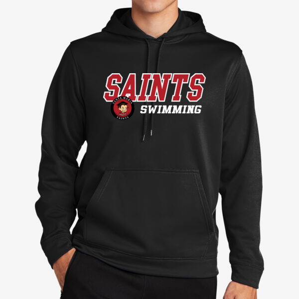 Santa Maria Saints Swimming Sport Wick Fleece Hooded Pullover Thumbnail