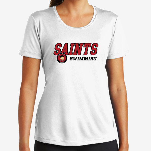 Santa Maria Saints Swimming Ladies PosiCharge Competitor Tee Thumbnail
